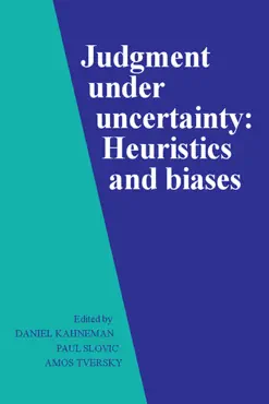 judgment under uncertainty imagen de la portada del libro