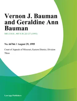 vernon j. bauman and geraldine ann bauman imagen de la portada del libro