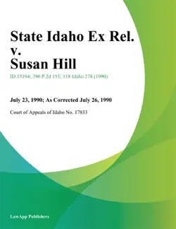 state idaho ex rel. v. susan hill book cover image