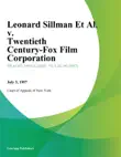 Leonard Sillman Et Al. v. Twentieth Century-Fox Film Corporation synopsis, comments