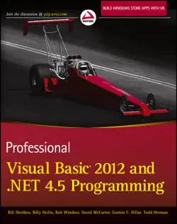 professional visual basic 2012 and .net 4.5 programming imagen de la portada del libro