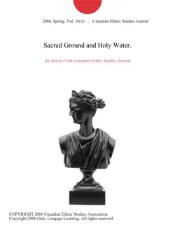 sacred ground and holy water. imagen de la portada del libro