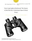 From Long Lankin to Birchwood: The Genesis of John Banville's Architectural Space (Critical Essay) sinopsis y comentarios