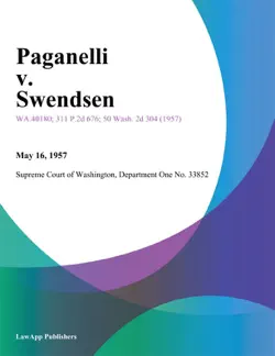 paganelli v. swendsen book cover image