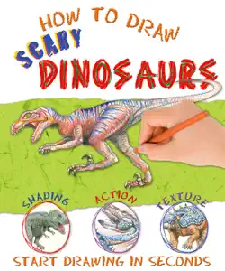 how to draw scary dinosaurs book cover image