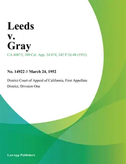 leeds v. gray book cover image