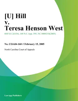 hill v. teresa henson west book cover image