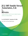 185 Smith Street Associates synopsis, comments