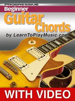 beginner guitar chords - progressive lessons with video book cover image