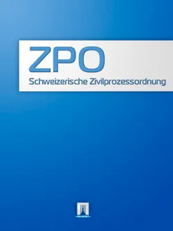 schweizerische zivilprozessordnung - zpo book cover image