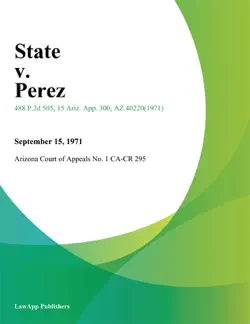 state v. perez book cover image