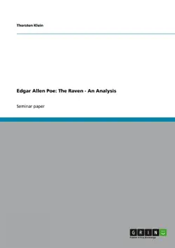 edgar allen poe: the raven - an analysis imagen de la portada del libro
