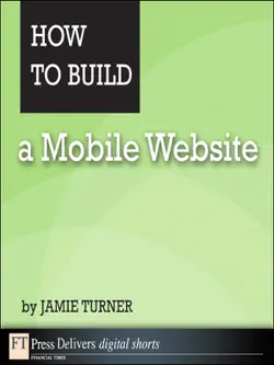 how to build a mobile website book cover image