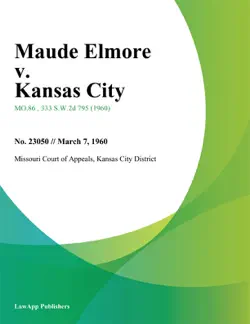 maude elmore v. kansas city book cover image