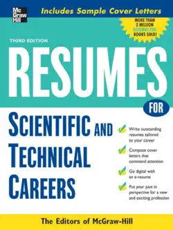 resumes for scientific and technical careers book cover image