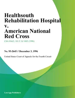healthsouth rehabilitation hospital v. american national red cross book cover image