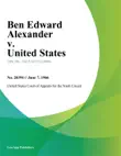 Ben Edward Alexander v. United States synopsis, comments
