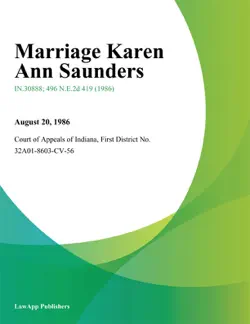 marriage karen ann saunders book cover image
