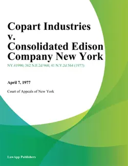 copart industries v. consolidated edison company new york book cover image