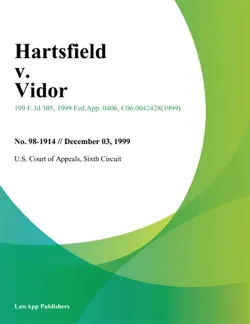 hartsfield v. vidor imagen de la portada del libro