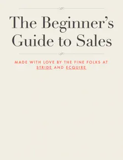 the beginner’s guide to sales book cover image