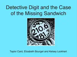 detective digit and the case of the missing sandwich book cover image