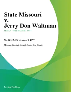 state missouri v. jerry don waltman book cover image