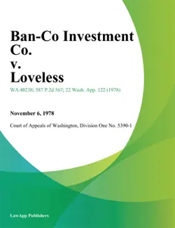 ban-co investment co. v. loveless book cover image