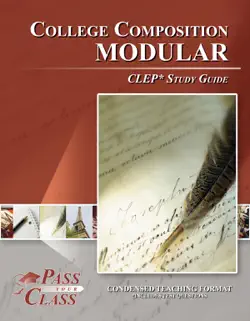 college composition modular clep study guide book cover image