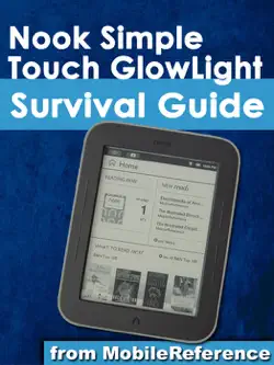 nook simple touch glowlight survival guide book cover image