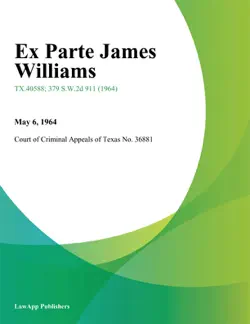 ex parte james williams book cover image