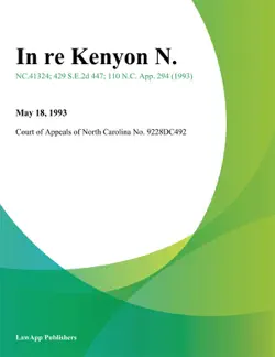 in re kenyon n. book cover image