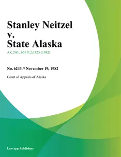 stanley neitzel v. state alaska book cover image