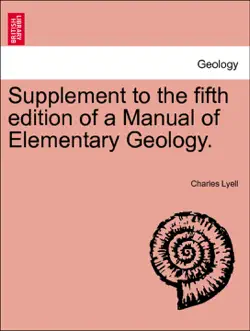 supplement to the fifth edition of a manual of elementary geology. book cover image