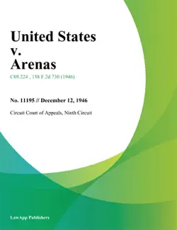 united states v. arenas. book cover image