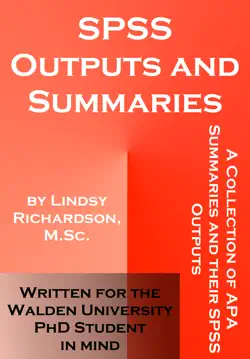 spss outputs and summaries book cover image