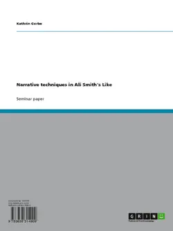narrative techniques in ali smith's like imagen de la portada del libro