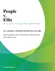 People v. Ellis sinopsis y comentarios