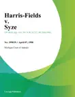 Harris-Fields v. Syze synopsis, comments