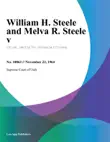 William H. Steele and Melva R. Steele V. synopsis, comments