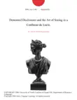 Demented Disclosures and the Art of Seeing in a Confissao de Lucio. sinopsis y comentarios