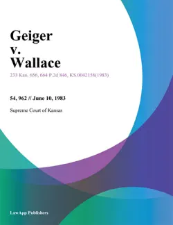 geiger v. wallace book cover image