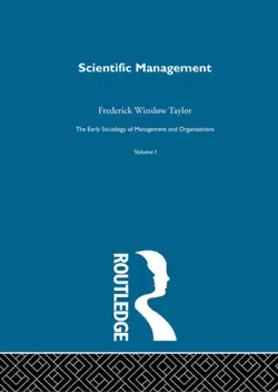 scientific management book cover image