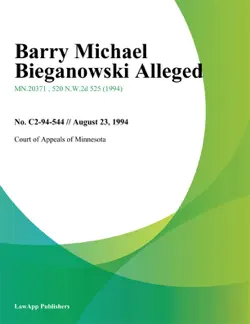 barry michael bieganowski alleged book cover image