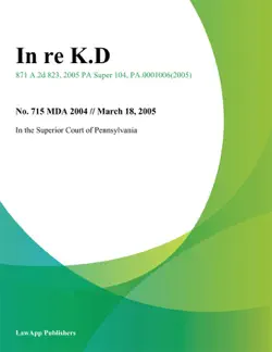 in re k.d book cover image