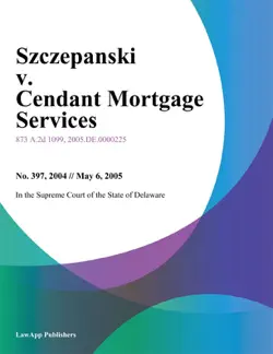 szczepanski v. cendant mortgage services book cover image