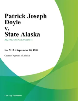 patrick joseph doyle v. state alaska book cover image