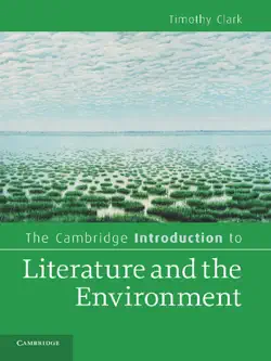 the cambridge introduction to literature and the environment book cover image