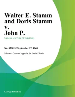 walter e. stamm and doris stamm v. john p. book cover image