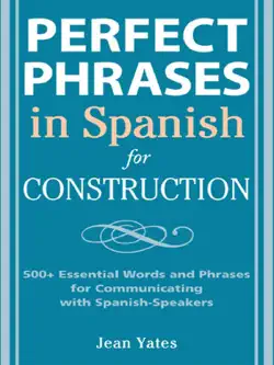 perfect phrases in spanish for construction book cover image